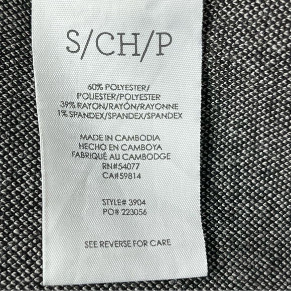 Cabi Houndstooth Woven Knit Relaxed Open Front Cardigan Size S Black Grey White - Picture 12 of 12